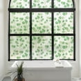 thumbnail image 2 of DKTIE 17.7" x 78.7" Mint Leaf Pattern Texture Sunshade Window Film, Electrostatic Adsorption Window Film Suitable for Home, Exquisite and Beautiful, Detachable, 2 of 9