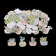 thumbnail image 2 of 50 botones infantiles de madera con 2 agujeros, botones decorativos con forma de cactus de dibujos animados. Mezclado, 2 of 9