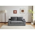 thumbnail image 5 of SOULART 71.65" Loveseat Sofa, Dark-gray Deep Seat Couch, Reversible Cushion with Pillows, No Assembly Required, 5 of 12
