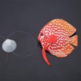 thumbnail image 5 of Ludlz Aquarium Artificial Fish Lifelike Plastic Fishes Ornament Decor Fish Fish Tank Floating Fake Fish Funny Luminous Silicone Fish, 5 of 7