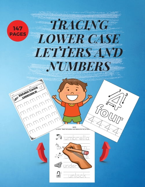 Tracing Lower Case Letters and Numbers Practice Pen Control WorkBook
