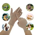 thumbnail image 4 of Unique Bargains 1 Pair Sunblock Mittens Ditsy Floral Lace Sun Block Driving Gloves for Women Coffee Color, 4 of 5
