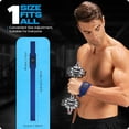 thumbnail image 6 of Special Essentials Anti Slip Men and Women Neoprene Blue Weight Lifting Straps, 6 of 8