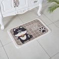 thumbnail image 1 of Absorbent Mat Carpet Bathroom Door Mat Bathroom Foot Mat Door Mat Cartoon Mat Carpet Cross Border, 1 of 6