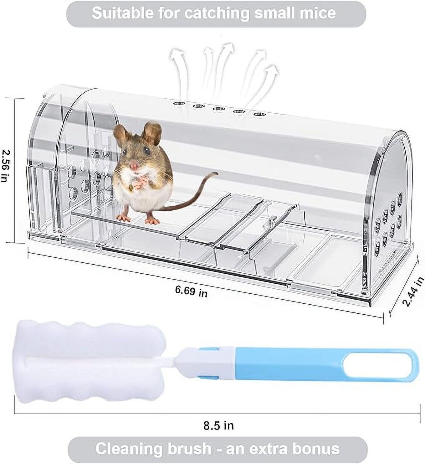 Treamon Humane Mouse Traps, 4 Count photo 4