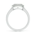 thumbnail image 2 of ANGARA Natural Trillion Composite Diamond Halo Ring in 14K White Gold for Women (Size-3.75mm| Color-K| Clarity-I3) | April Birthstone, Anniversary, Jewelry Gift for Women | Natural Diamond Ring, 2 of 8