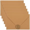 thumbnail image 2 of Shisuyan Retro Kraft Paper Envelopes Rough Linen Material 6Sets 6.5x4.3In, 2 of 8