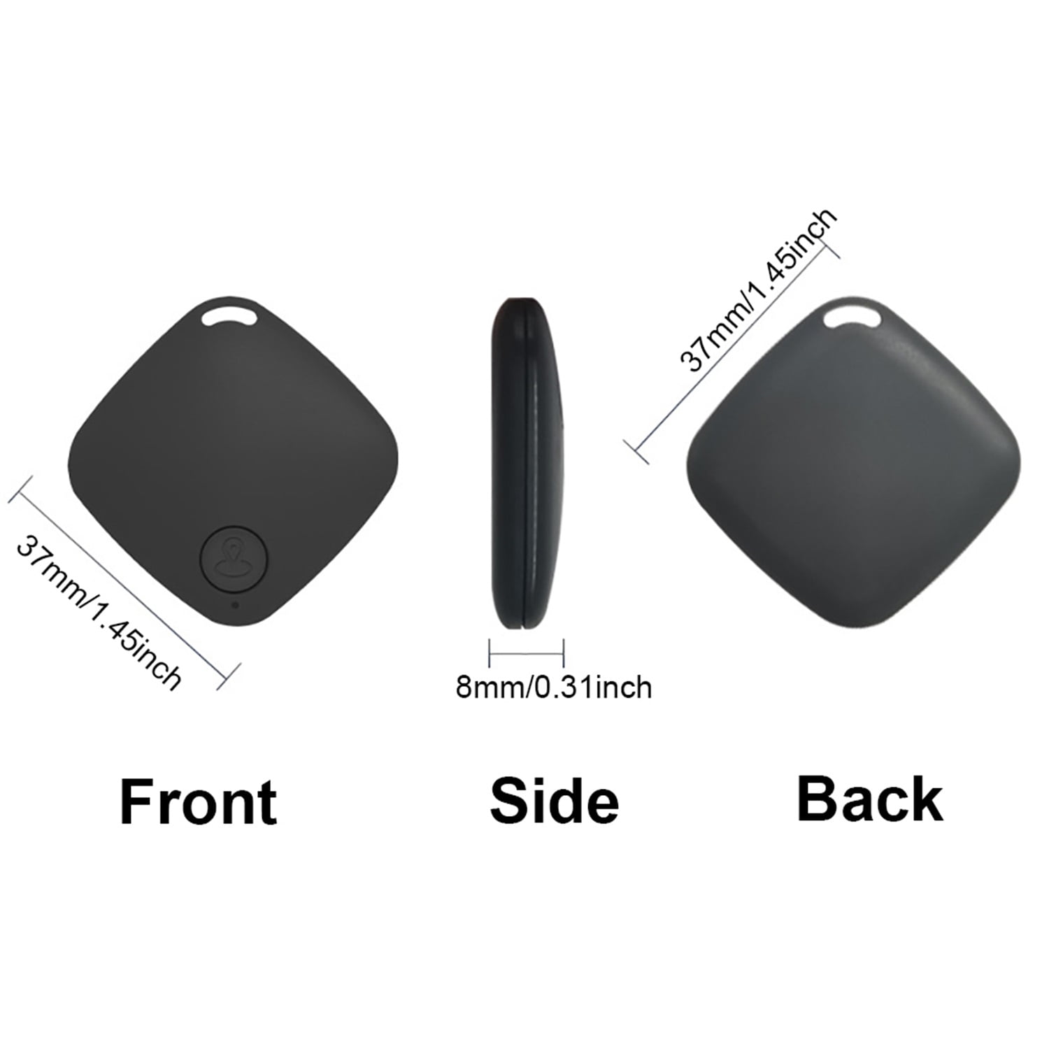 Pefilos 82 ft Anti-lost Wireless GPS Tracker Locator Finder For Kid Key Pet Dog Bicycle, Bag, Black Pefilos 82 ft Anti-lost Wireless GPS Tracker Locator Finder For Kid Key Pet Dog Bicycle, Bag, Black