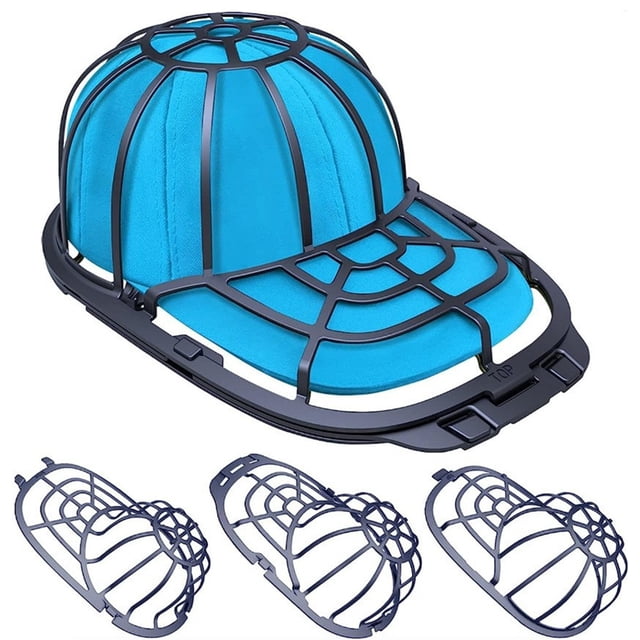 Lavadora de sombreros para lavadora, Lavadora de gorras, Lavadoras de gorras de béisbol, Protector de limpieza de gorras de béisbol, Marco de lavado de gorras, Jaula, Soporte para lavado de gorras