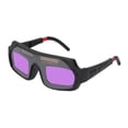 thumbnail image 3 of Gafas de soldadura de oscurecimiento automático anti -resplandor con energía solar práctica para cortar Lente púrpura, 3 of 8