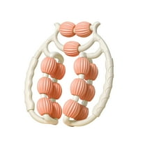 15 Wheels Muscle Roller, Leg Massager Muscle Relaxation Stretching Roller Foam Roller Deep Tissue Massager for Thigh Arms Leg Waist, Orange