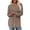 Coffee, variant on TEMOFON Long Sleeve Shirts for Women Loose Fit Dressy Casual Button Sweater Crew Neck Pullover Basic Sweaters for Women 2025