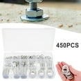 thumbnail image 1 of 450Pcs Aluminum Flat Gaskets Washers Assorted Metal Sealing Washer Rings Box Set, 1 of 9