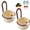 Brown*2, variant on Cactus Kitchen Sink Strainer Basket, Faucet-Hanging Sink Drain Filter with Openable Bottom Cover, Food Waste Collector and Quick-Draining Colander for Cooking, Cleaning, and Kitchen Prep (Green*2)
