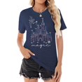 thumbnail image 2 of Camiseta Talovee Magical Magic Kingdom para Mujer Azul Oscuro Talla M, 2 of 3