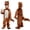 Bronze, variant on T-rex Dinosaur Animals Costumes Jumpsuit with Toy Egg for Kids Halloween Dress-up Party 2-7 Years