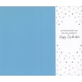 thumbnail image 2 of RSVP Congrats, You're a Star: Gold Foil Star Over Blue Lined Starburst Money Holder / Gift Card Holder Graduation Congratulations Card, 2 of 3