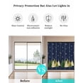thumbnail image 4 of Navy Blue Christmas Tree Window Privacy Film Stained Glass Window Film Decorative Windows Cover Static Windows Cling for Glass Door Xmas Tree Winter Snowflake Stickers for Bathroom 29.5"x78.7", 4 of 7
