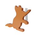 thumbnail image 4 of simhoa Flower Vase 3D Flower Arrangement Bunny Model for Bedroom Party Dining Table Orange, 4 of 8
