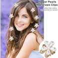 thumbnail image 2 of Small hair clips, 10-pack mini hair accessories, flower pearl hai, 2 of 5