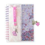 Pen+Gear Diary Journal, Bracelet and Diary Lock with Key, Butterfly,160 Pages,80 GSM Paper