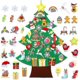 thumbnail image 1 of Felt Christmas Tree - 3.5 Ft Diy Christmas Felt Tree For Kids, 38 Pcs Kids Wall, 1 of 4