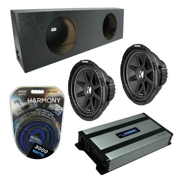 Universal Regular Standard Cab Truck Kicker C12 Dual 12 Rhino Sub Box HA-A800.1