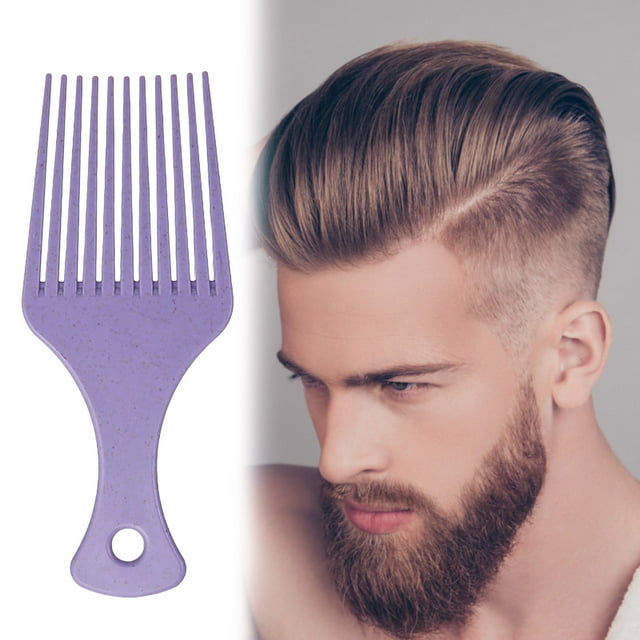 Hearth & Gear Wheat Straw Fork Comb Oil Hair Comb Hair Salon Styling Hair Fork Comb Big Back Hair Airplane Head Plug Comb Hair Salon Styling Comb Braid compatible with Machine Split End for 4c Hair