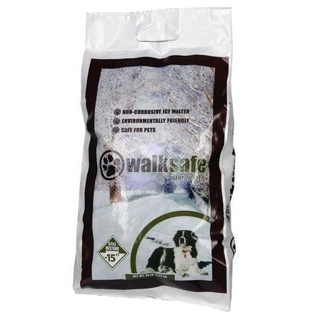 Walk Safe for Pets  20 lbs Pet Ice Melting Chemicals Bag