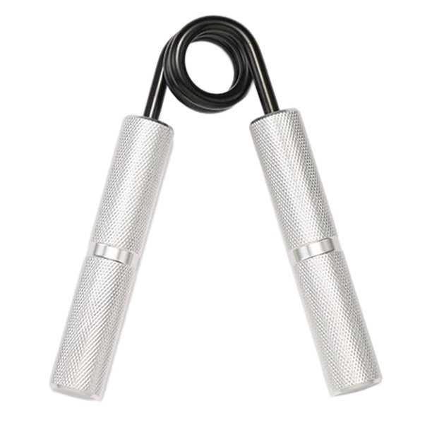 Eigraketly 100-350lbs Muscle Strength Hand Wrist Hands Strengthener Grip Accesorios para máquinas de ejercicios Plata 100LBS
