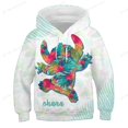 thumbnail image 1 of Sudadera con capucha de Disney Stitch impreso lindo primavera y otoño pulóver Casual Harajuku moda pulóver Kawaii Top niños y niñas 110 heqiyong CONDUJO, 1 of 2