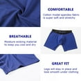 thumbnail image 5 of Alpine Swiss Mens Boxer Briefs 3 Pack Underwear Breathable Comfortable Trunks, 5 of 7