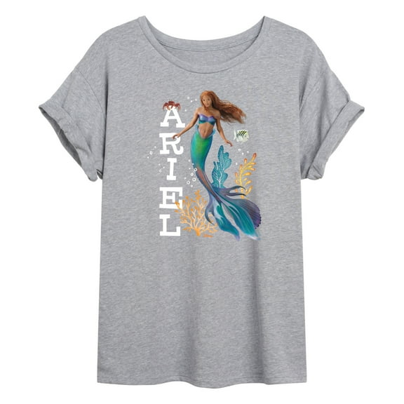Disney - Ariel in Water - Juniors Ideal Flowy Muscle T-Shirt