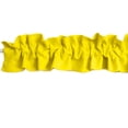 thumbnail image 2 of Solid Poplin Curtain Sleeve Topper Lemon, 2 of 2