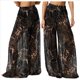 thumbnail image 3 of Pantalones Anchos de Cintura Alta con Elástico para Mujer, Pantalones Casuales Largos para Estar en Casa Flor Grande L, 3 of 6