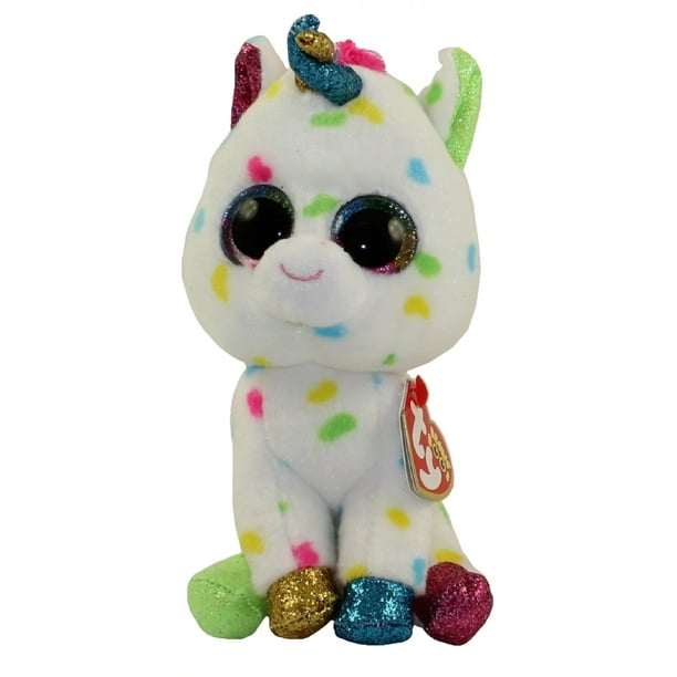 TY Beanie Boos - HARMONIE the Unicorn (Glitter Eyes & Feet) (Regular ...