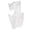 White, variant on LAZIOEGR Premium Resin Jewelry Mannequin Bust Display Stand Necklace Earring Holder Shop Retail Rack Organizer White 11.4 inches / 29 cm Height for Women Men