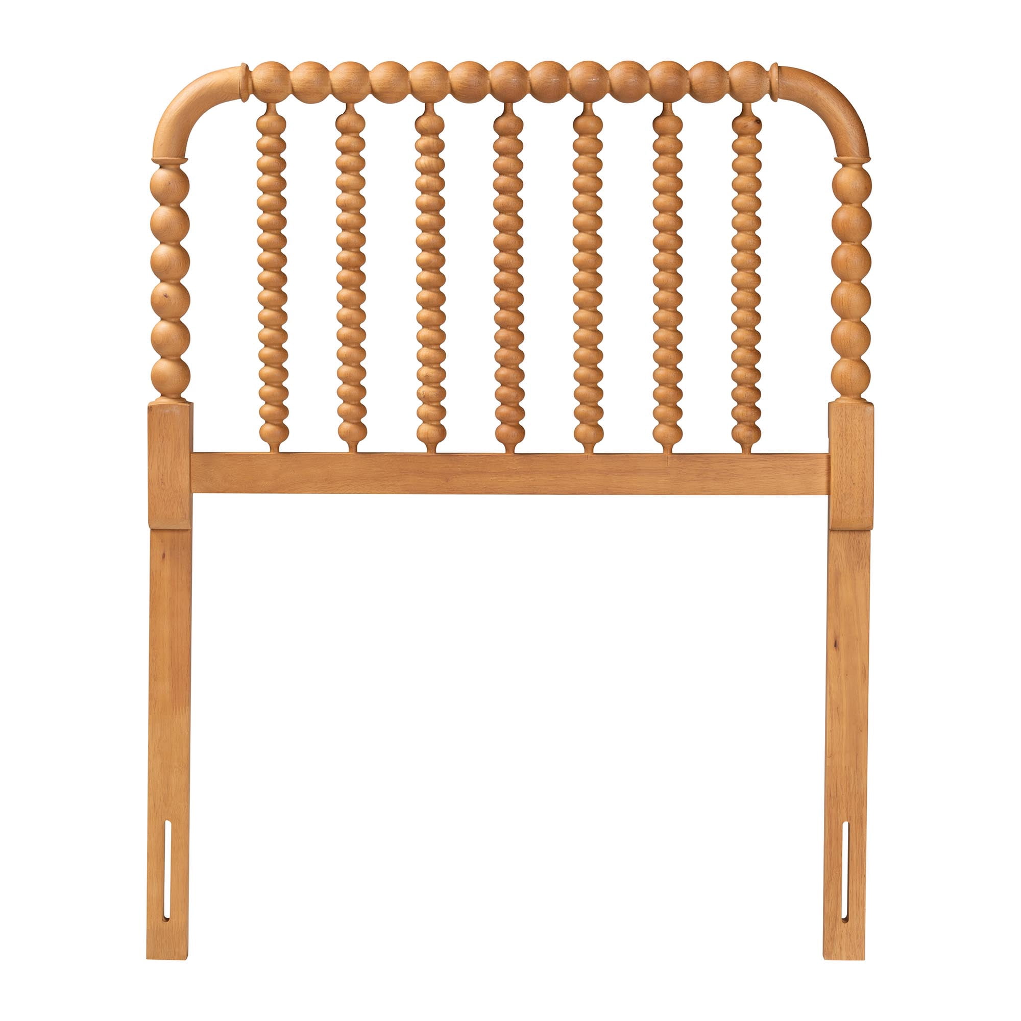 Baxton Studio Finley Traditional Headboard, Twin, Oak Brown