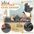 thumbnail image 4 of Haverchair 12Pcs Kids Modular Play Couch, Kids Sofa Couch Toddler Couch, Convertible Foam Couch Play Set for Creative Child, Kids Furniture for Playroom, 4 of 8