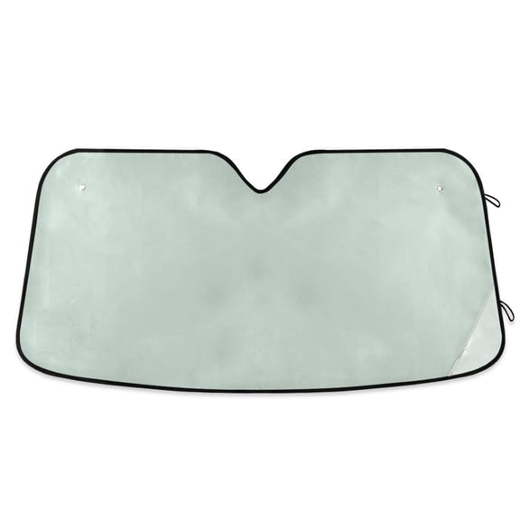 Pale Green Car Windshield Sun Shade Foldable Car Front Window Visor Heat and UV Protection 53x23.5