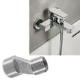 thumbnail image 2 of 2PCS Bathroom S-Connector 1/2\'\' Male to 3/4\'\' Male Offset Adapter Hardware, 2 of 5