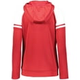 thumbnail image 4 of Holloway Sportswear XS Womens RETRO GRADE JACKET Scarlet/White 229761, 4 of 5