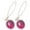 D, variant on Cherry Earrings Cute Red Gradient Cherry Pearl Earrings 2024 Sweet Cherry Fruit Shape Acrylic Resin Drop Earrings for Women