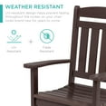 Best Choice Products AllWeather Rocking Chair, Indoor Outdoor HDPE