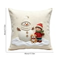 thumbnail image 3 of Talqzovs Christmas Throw Pillows 18x18 , Pillow Cushions for Patio Winter Decorative Throw Pillows for Holiday Birthday Gift, 3 of 6