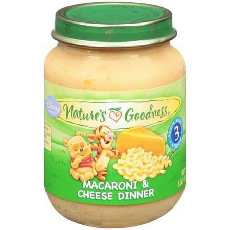 Nature's Goodness: Macaroni & Cheese Dinner Baby Food, 6 Oz
