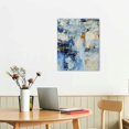 thumbnail image 3 of COMIO Canvas Wall Art for Living Room Blue Gold Wall Art Navy Blue Wall Decor Gray Wall Decorations for Living Room Abstract Artwork Paintings for Wall Bathroom Bedroom Home Decor, 3 of 5