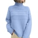 thumbnail image 1 of Suéter PRETTYGARDEN Otoño 2025 de Punto Grueso con Cuello Alto M, 1 of 6