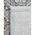 thumbnail image 6 of Unique Loom Noble Collection Area Rug - Elizabeth (8' x 10' Rectangle Blue/Gray), 6 of 6