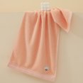 thumbnail image 1 of Xiao Hua 6 toallas de mano de algodón puro para baño, toallas de mano de algodón suave, supersuaves y altamente absorbentes para ducha, piscina, spa, gimnasio y uso diario, 34 x 75 cm (rosa)., 1 of 5